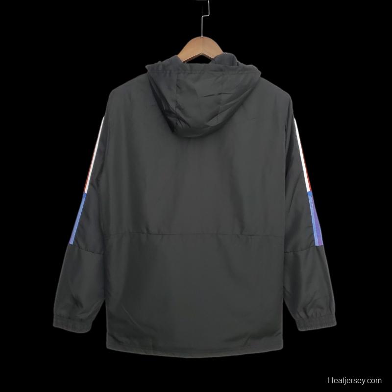 2022 Sao Paulo Windbreaker Black Blue 