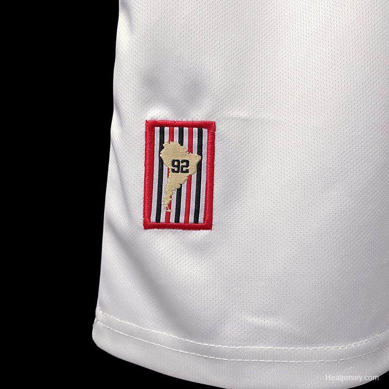 22/23 Vest Sao Paulo Home White Soccer Jersey