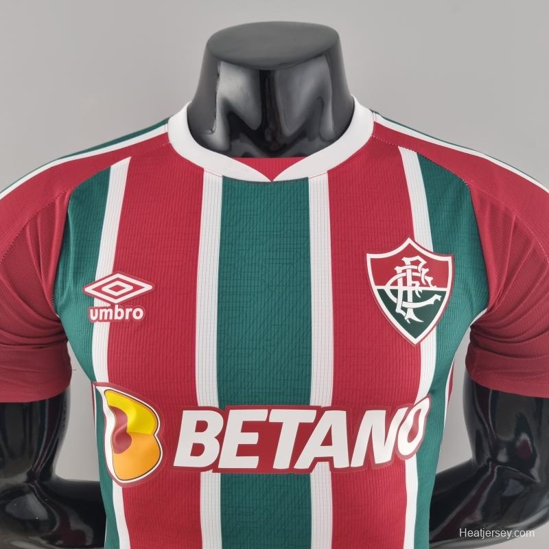 Player Version 22/23 Fluminense Home  Soccer Jersey