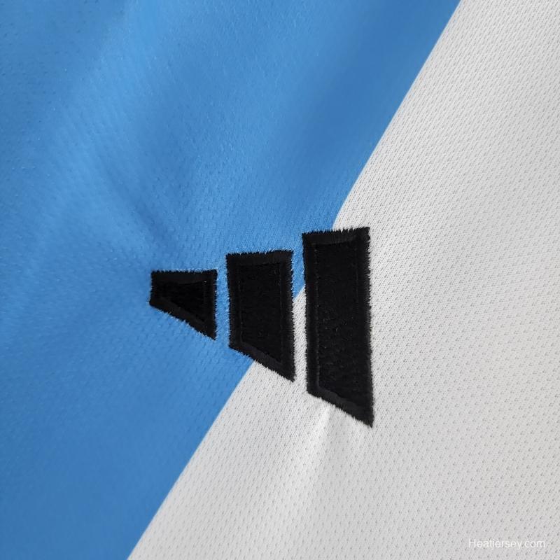 2022 Argentina Women's Home 2 Stars Soccer Jersey