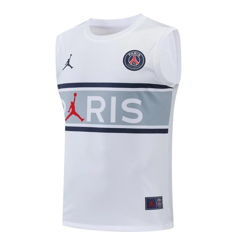 22/23PSG White Grey BArsenal Pre-match Training Jersey Vest