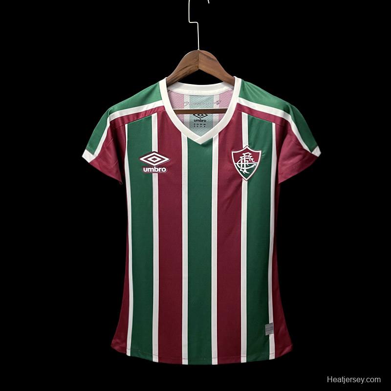 22/23 Fluminense Home Woman Soccer Jersey