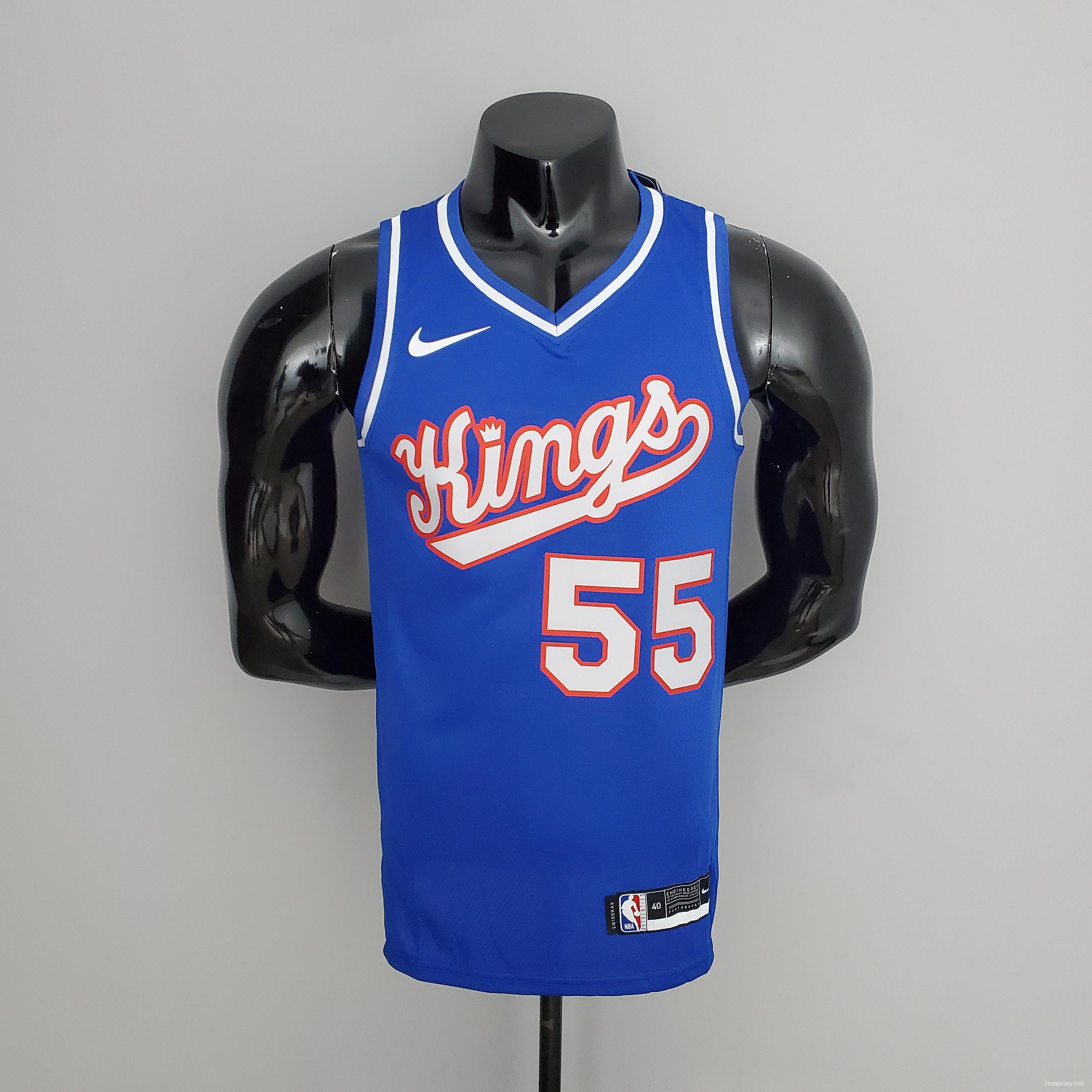 NBA Kings Williams#55 Blue City Edition