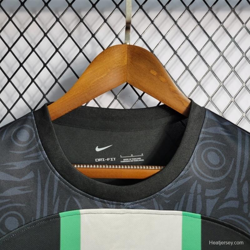 2022 Nigeria Black Training Jersey