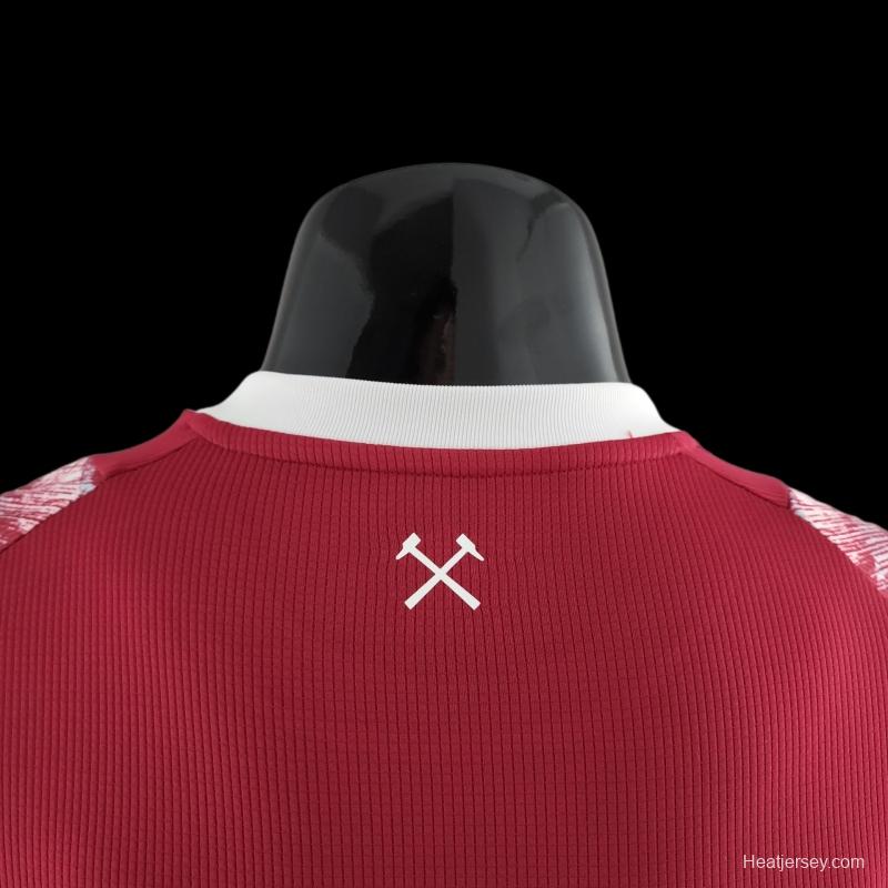 Player Version 22/23 West Ham United Home Soccer Jersey