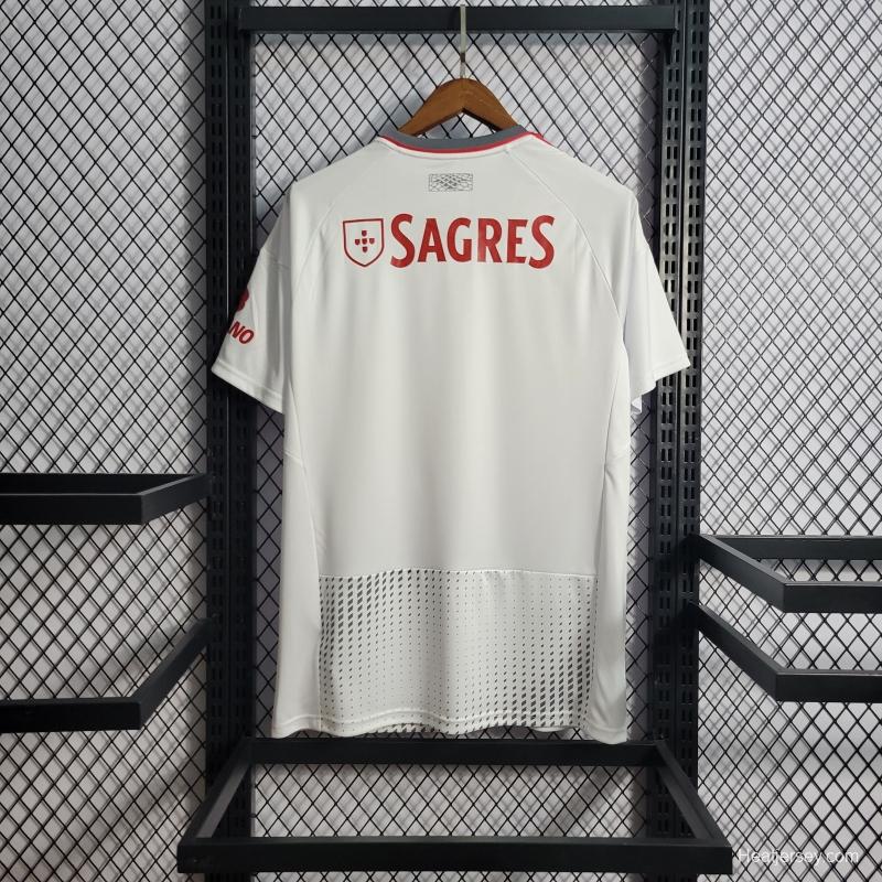 22/23 Benfica Third White Soccer Jersey