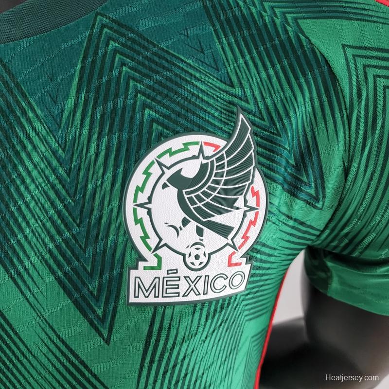 Player Version 2022 Mexico Home Soccer Jersey