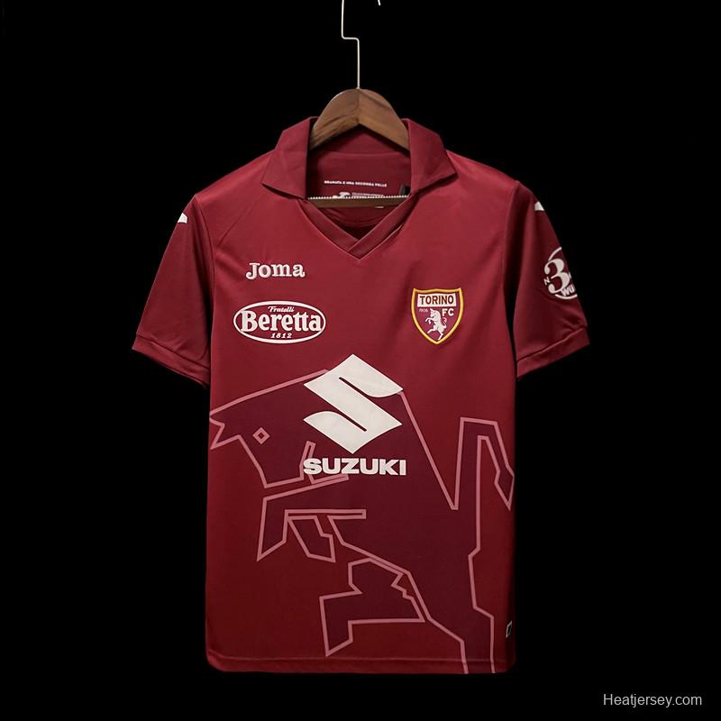 22/23 Torino Home Soccer Jersey