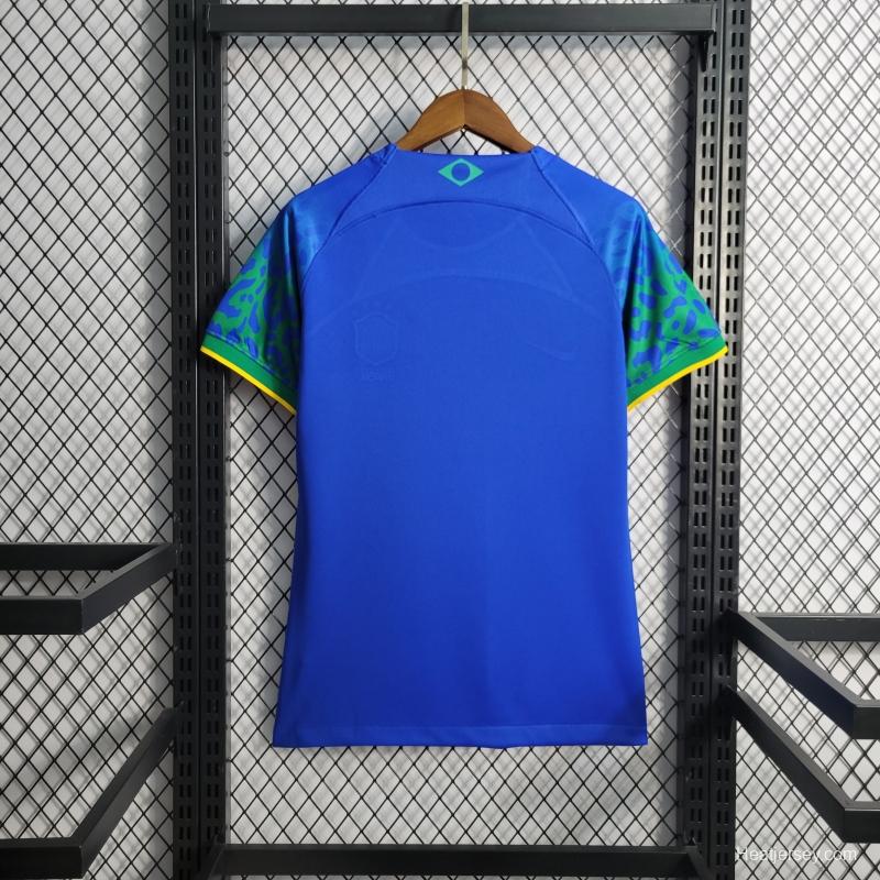 2022 Woman Brazil Away Soccer Jersey