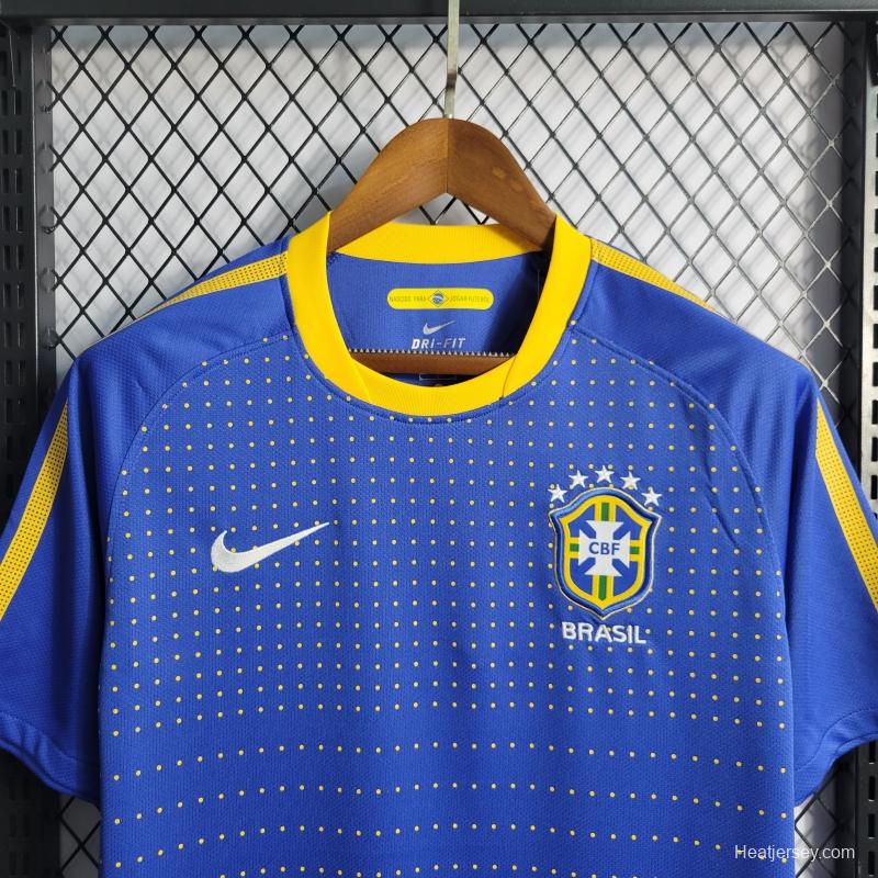 Retro 2010 Brazil Away Soccer Jersey