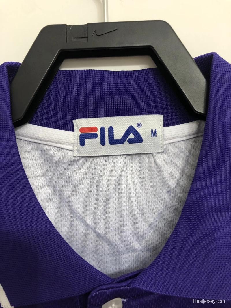 Retro 99/00 Fiorentina Home Soccer Jersey