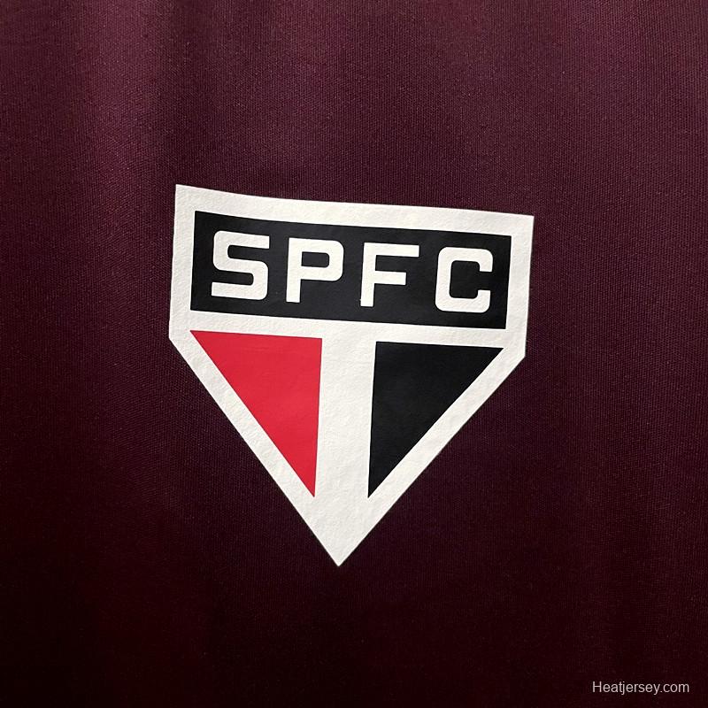 22/23 Sao Paulo Maroon Training Jersey