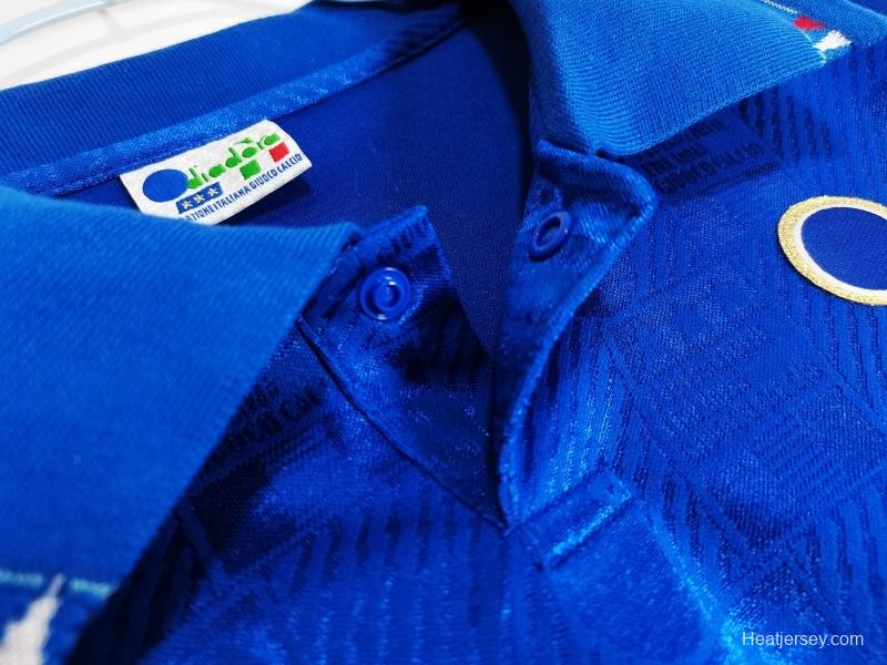 Retro 1994 Italy Home Soccer Jersey