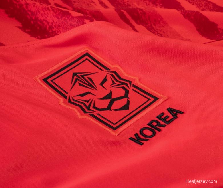 2022 Korea Home Long Sleeve Jersey