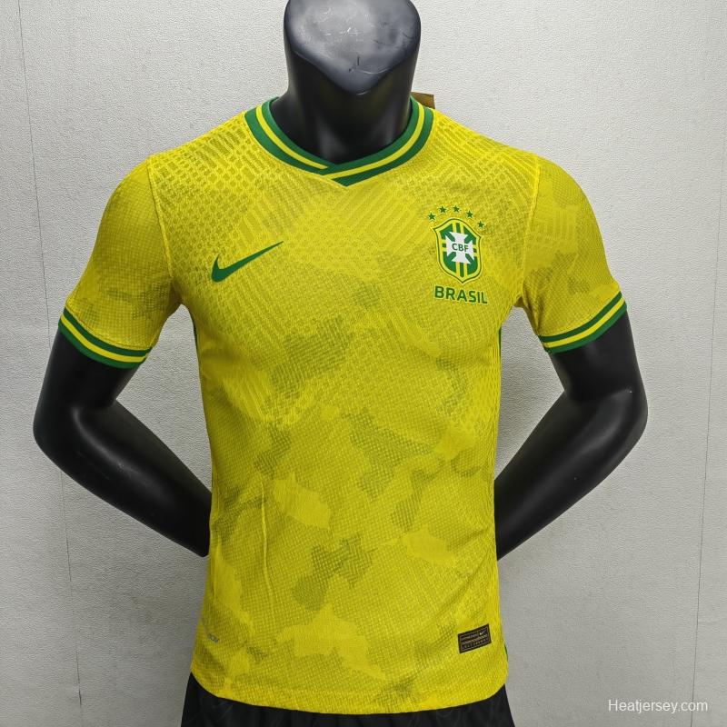 Player Version 2022 Brazil Yellow Special Jersey