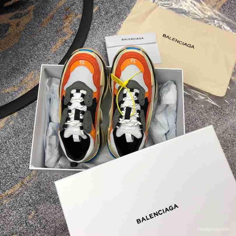 Men Balenciaga Triple-S Sneaker Orange