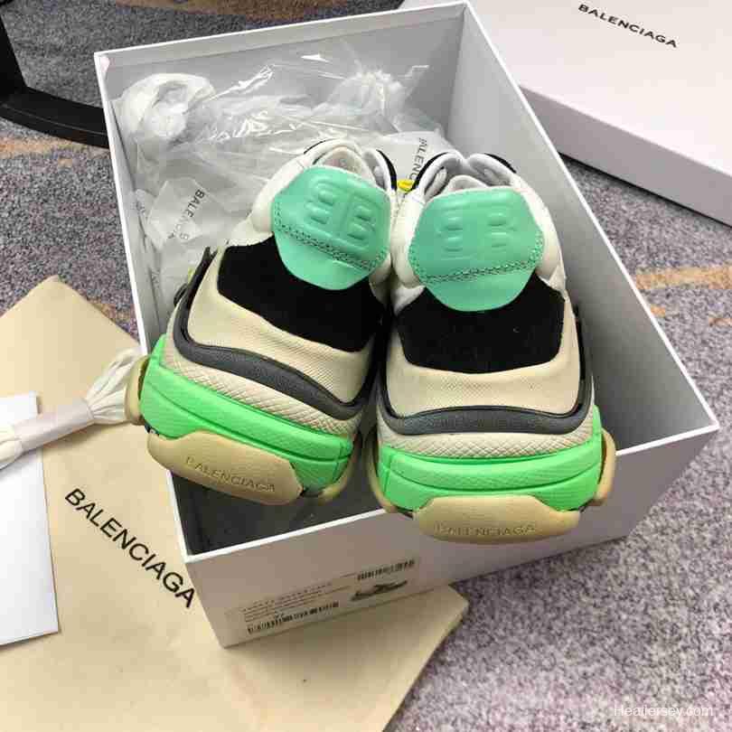 Men Balenciaga Triple-S 2 White/Black Sneaker