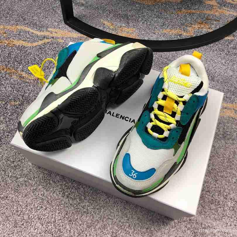 Men Balenciaga Triple-S Sneaker Green/Grey