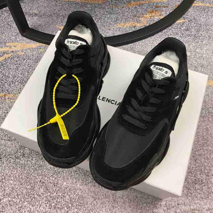 Men Balenciaga Triple-S 2 Sneaker Black