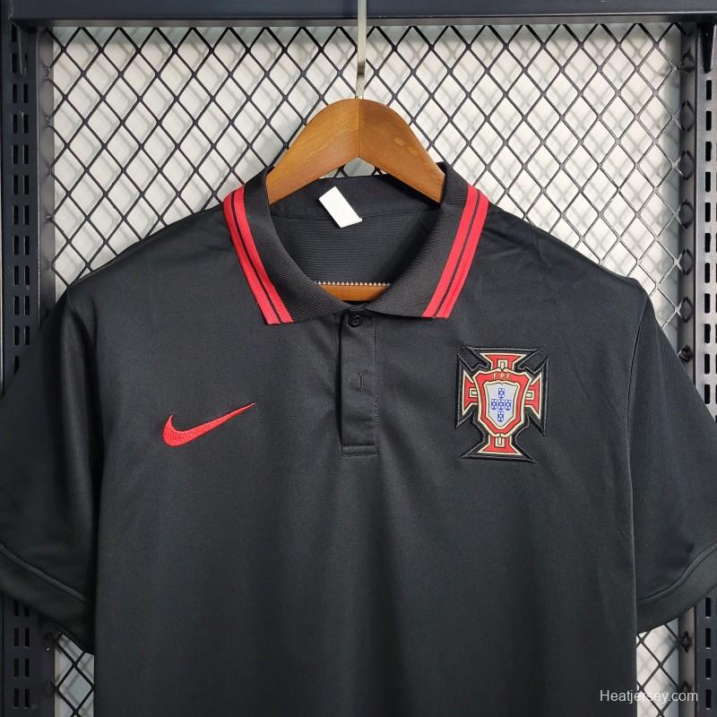 23-24 PORTUGAL BLACK POLO Jersey