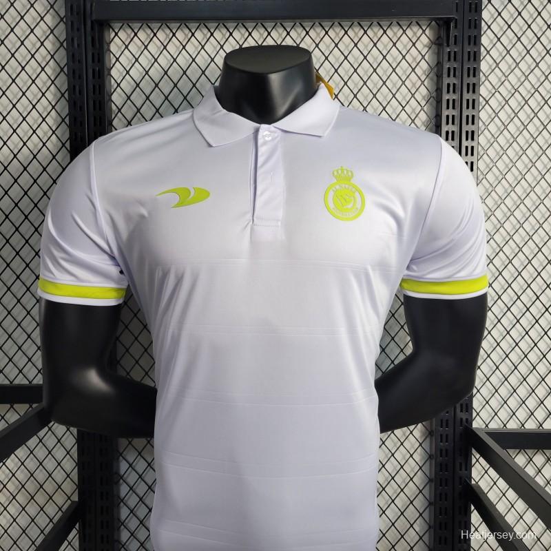 23-24 Al Nassr White POLO Jersey