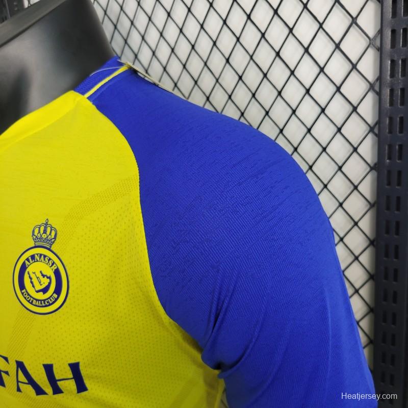 Player Version 23-24 Al-Nassr FC Home Jersey