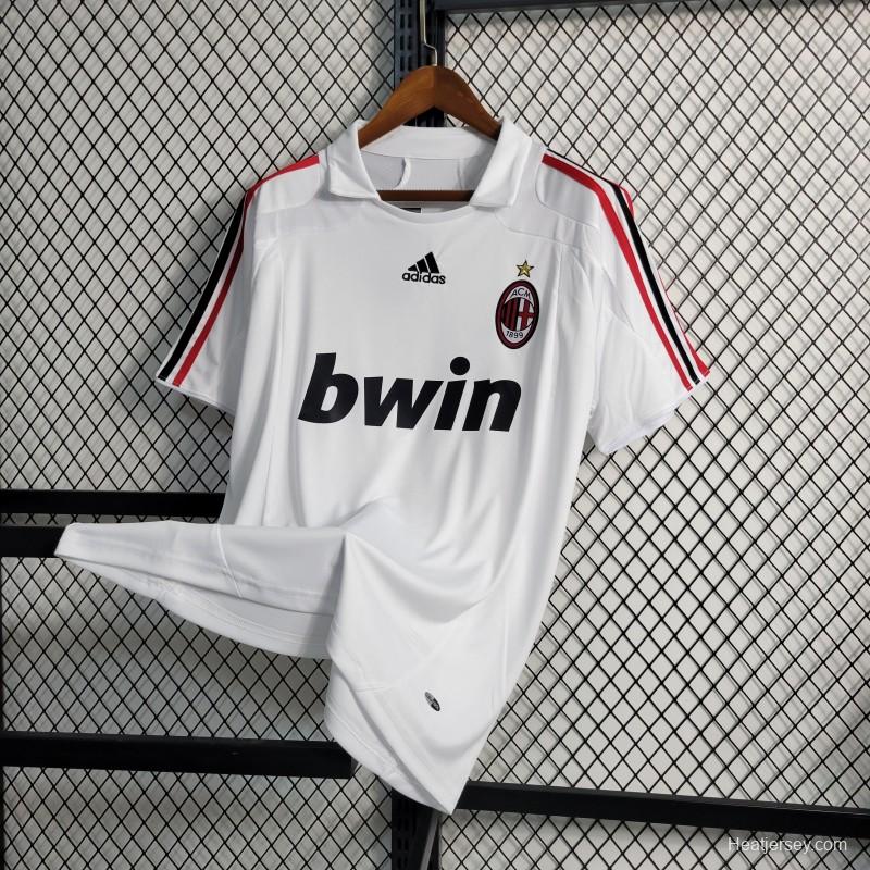 Retro 2007-08 AC Milan Away Soccer Jersey