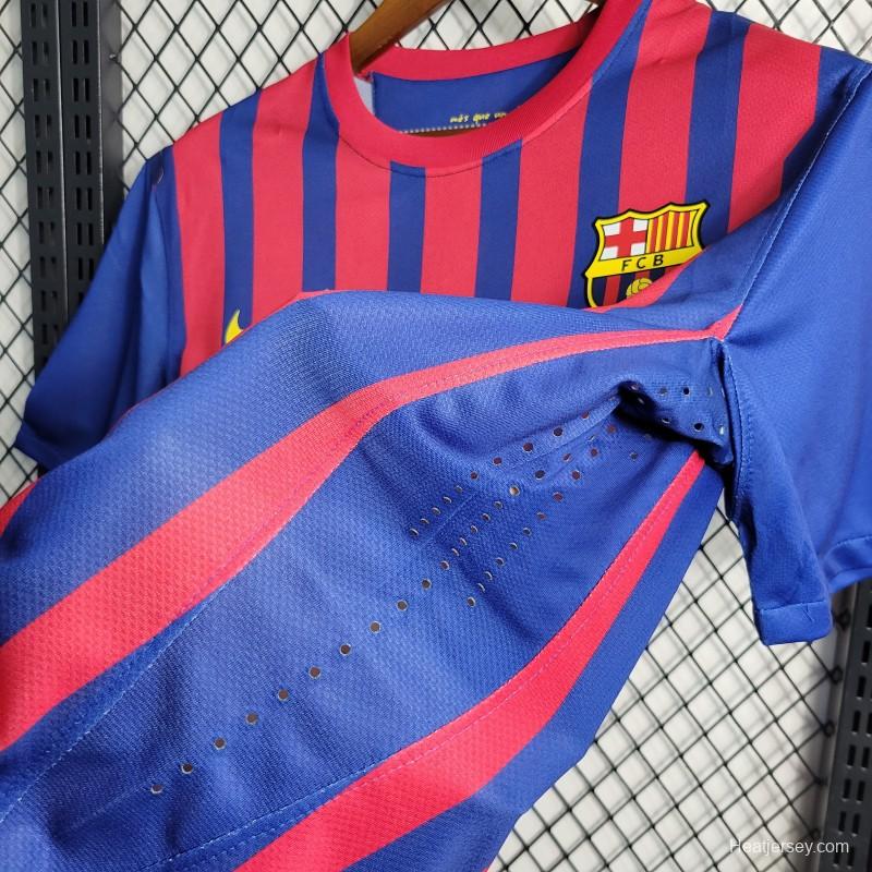 Retro 11-12 Barcelona Home Soccer Jersey