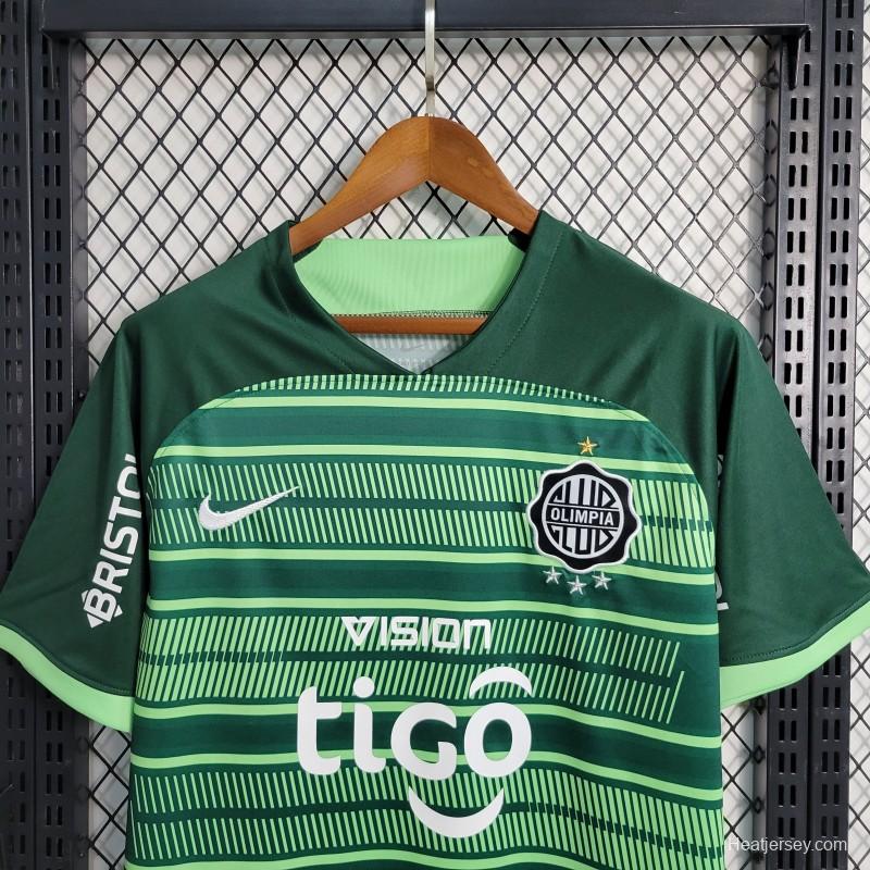 23-24 Paraguayan Club Olimpia Third Green Jersey