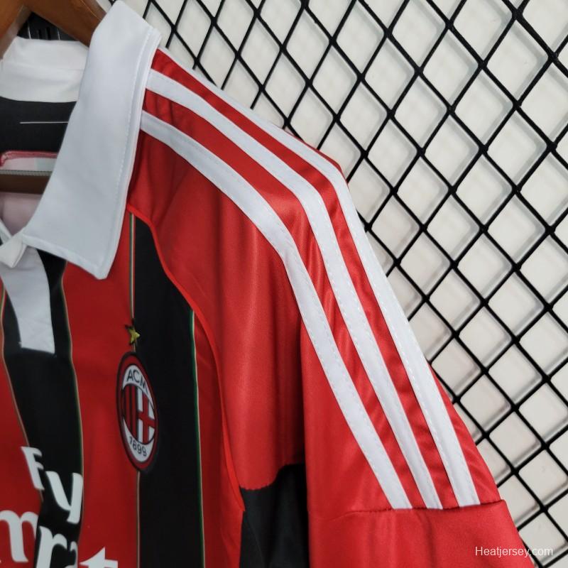 Retro 12-13 AC Milan Home Soccer Jersey