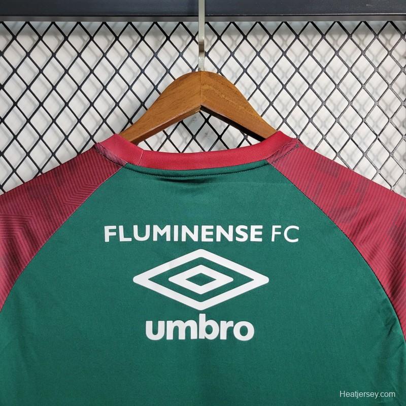 23-24 Fluminense Celestial Training Jersey Green+Red