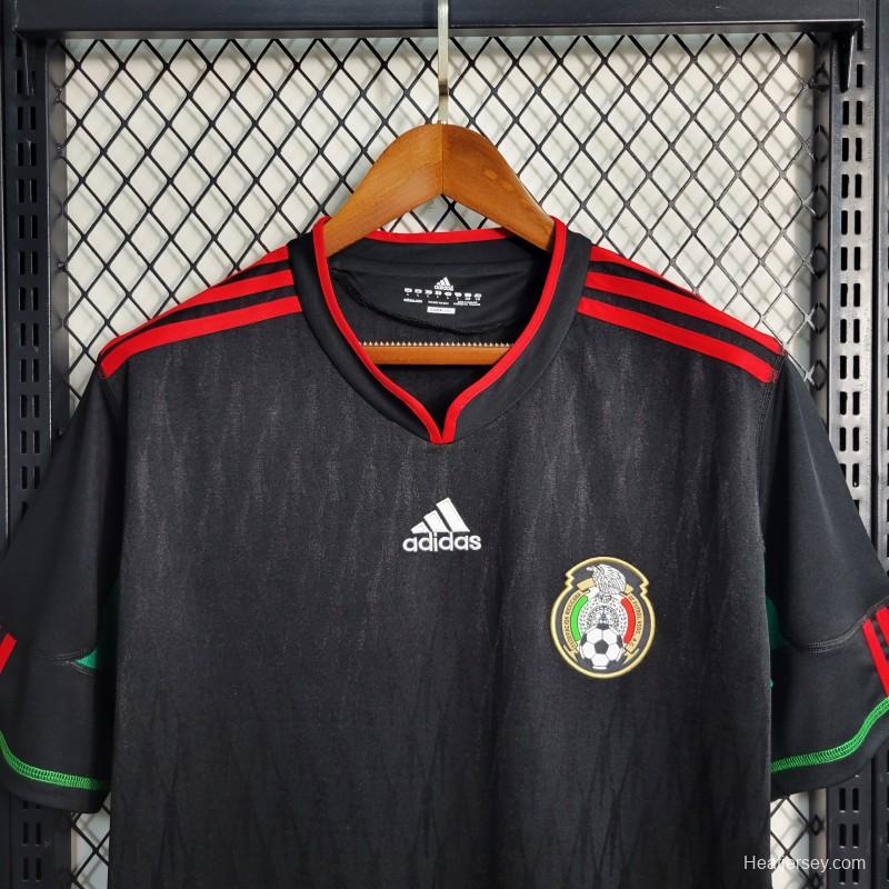 Retro 2010 Mexico Away Black Jersey