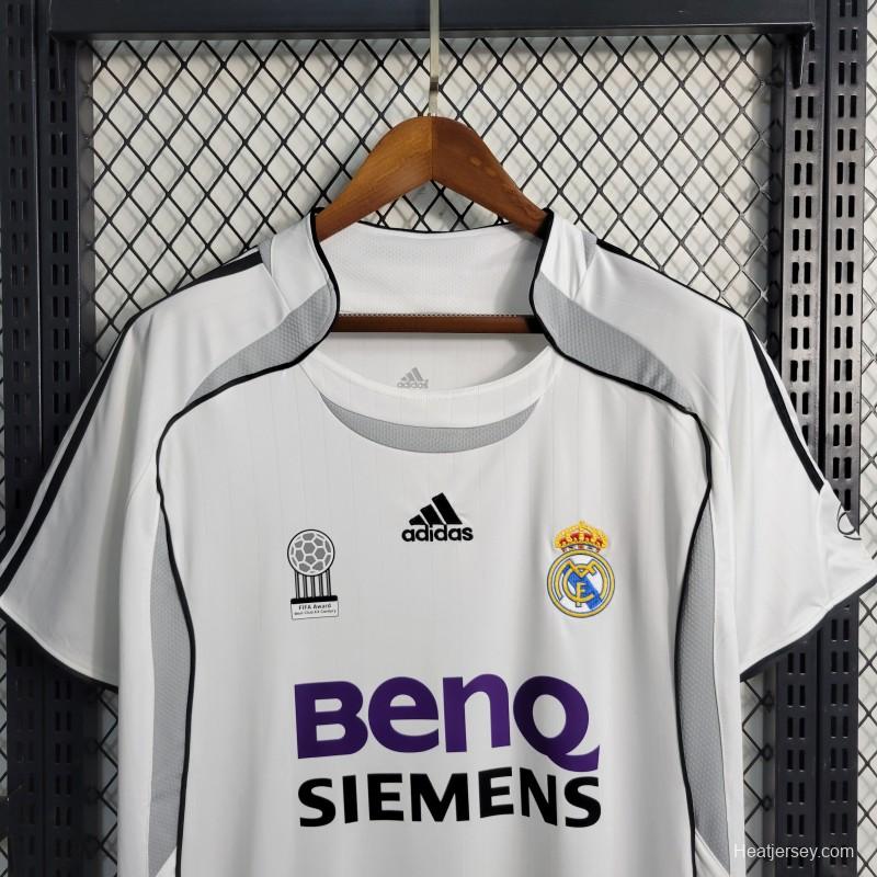 Retro 06/07 Real Madrid Home Jersey