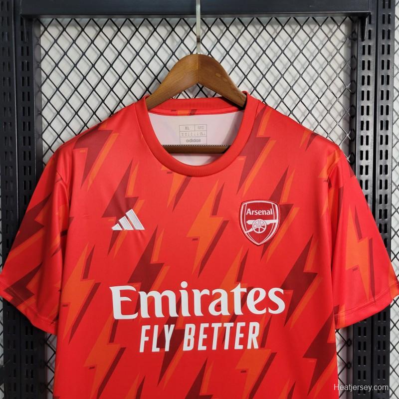 23-24 Arsenal Red Training Jersey