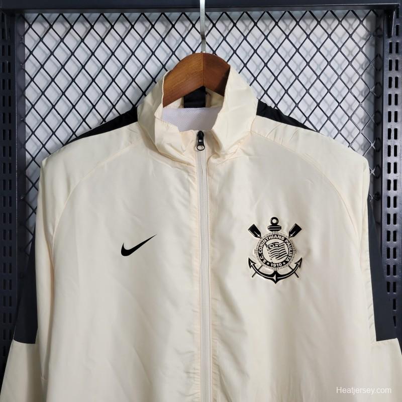 23-24 Corinthians Beige Windbreaker