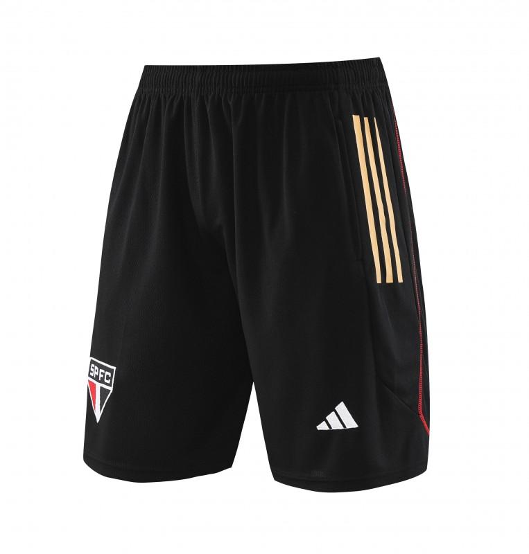 23/24 Sao Paulo Black Short Sleeve Jersey+Shorts