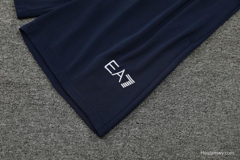 23/24 Napoli Navy/Blue Short Sleeve Jeresy+Shorts