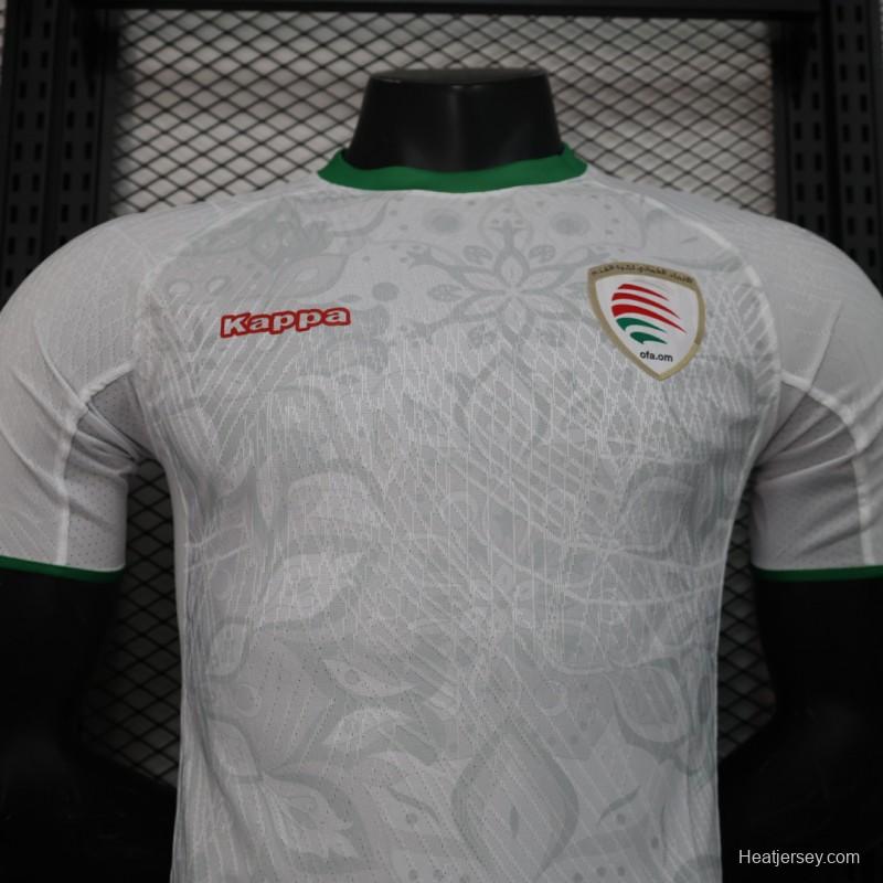 Player Version 2024 Oman Away White Jersey