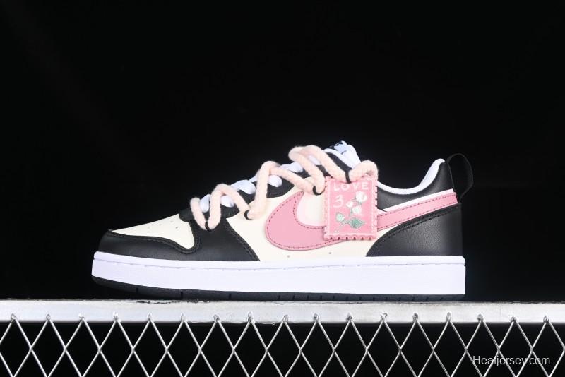 Nike Court Borough Low 2 GS Barbie Pollen Low-Cut Sneakers