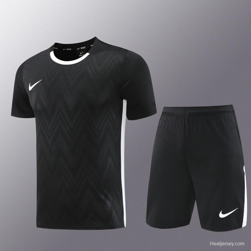 24/25 Nike Black Short Sleeve Jersey+Shorts