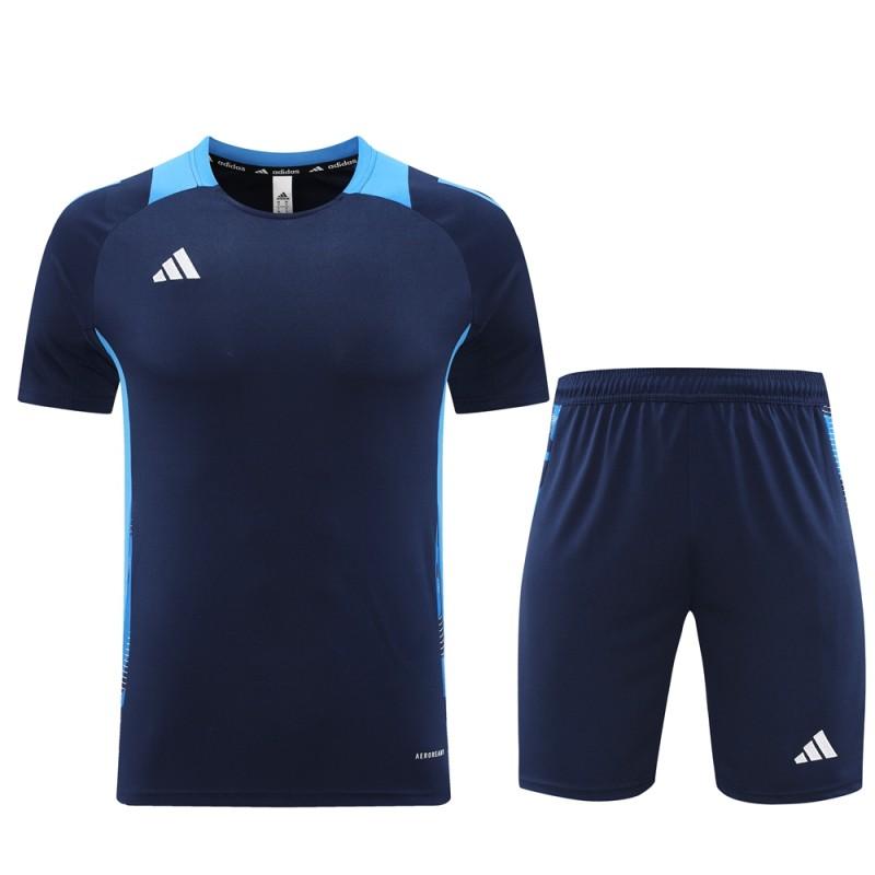 24/25 Adidas Navy Short Sleeve Jersey+Shorts