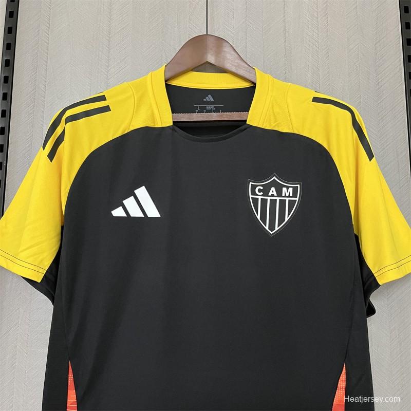 25/26 Atletico Mineiro Training Black/Yellow Jersey S-XXXXL