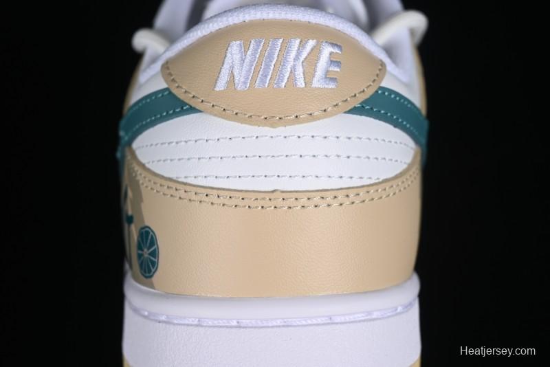 Nike Dunk Low SB Casual Sneakers with Mojito-Inspired Design - DV0833-100
