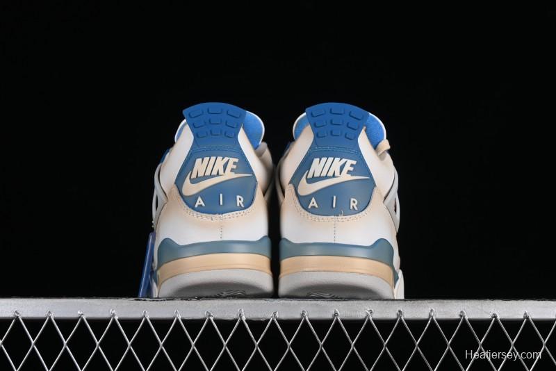 Nike Air Jordan 4 Retro Basketball Shoes Blastoise Collaboration - 308797-105