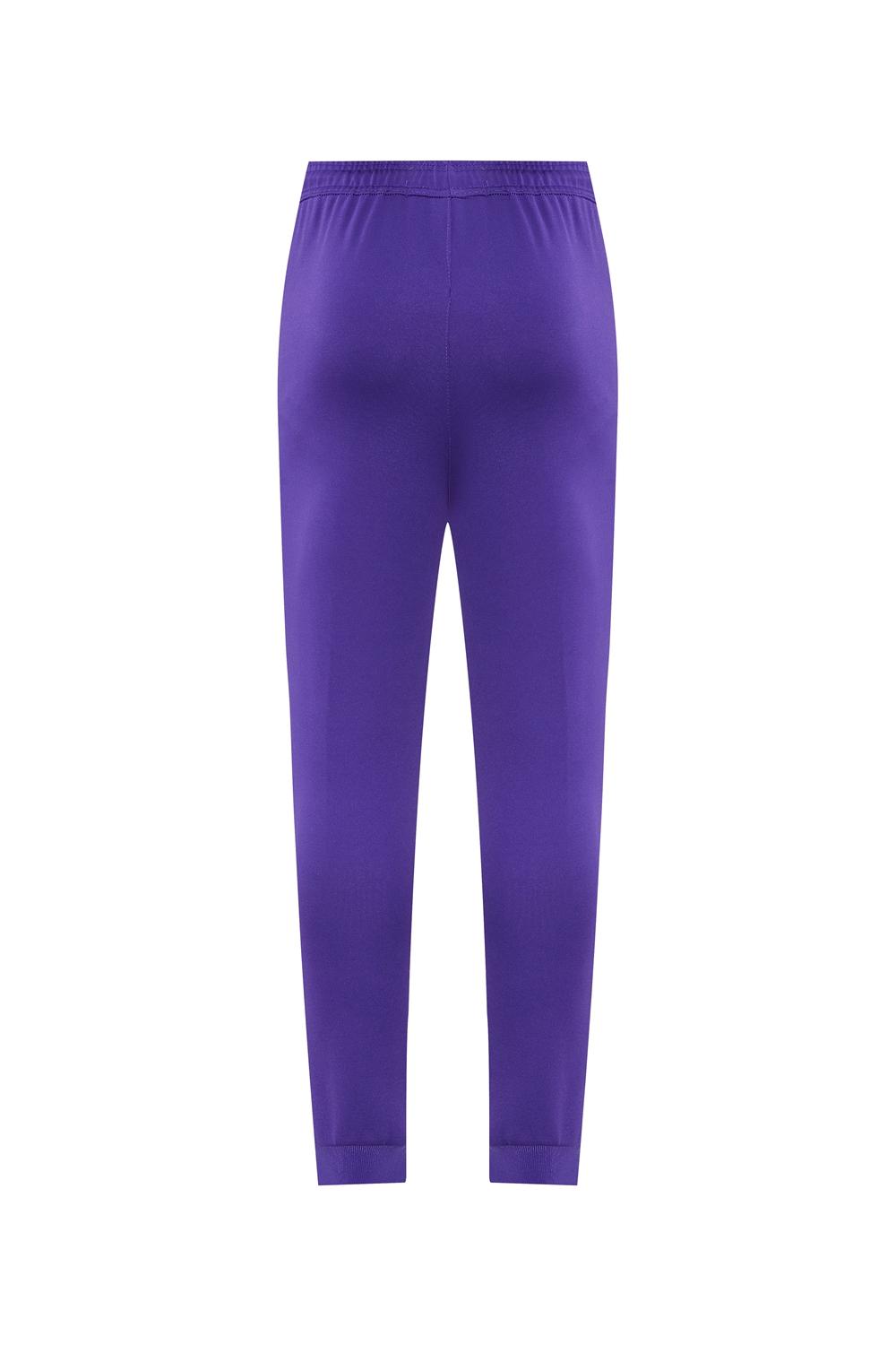 25/26 Real Madrid Purple Full Zipper Jacket +Long Pants