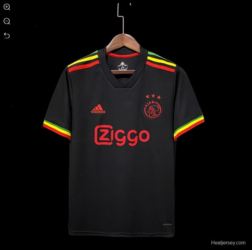 Retro 21/22 Ajax Third Black Jersey