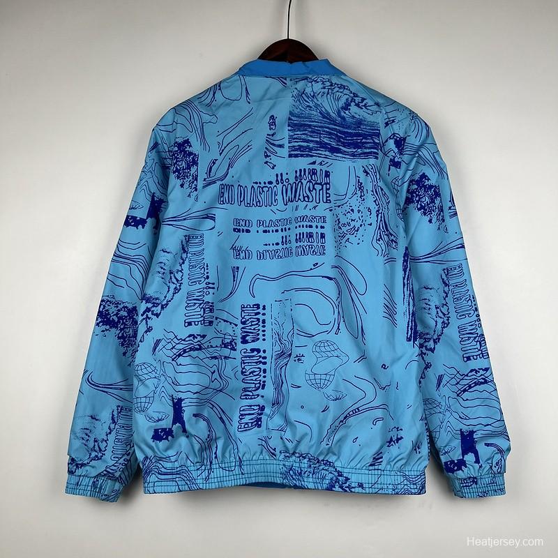 23/24 Inter Miami Blue Reversible Full Zipper Jacket