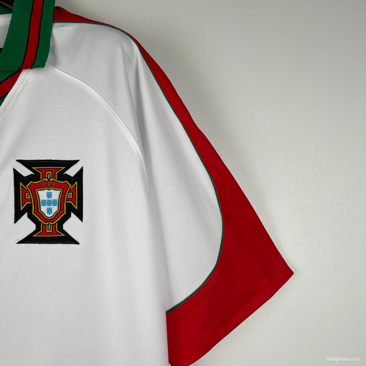 Retro 1996 Portugal Away White Jersey