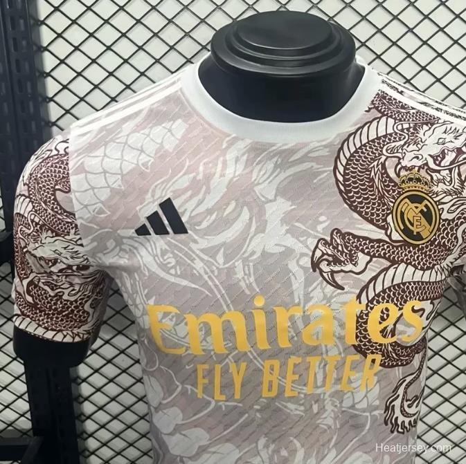 Player Version 23/24 Real Madrid Brown Dragon Special Jersey