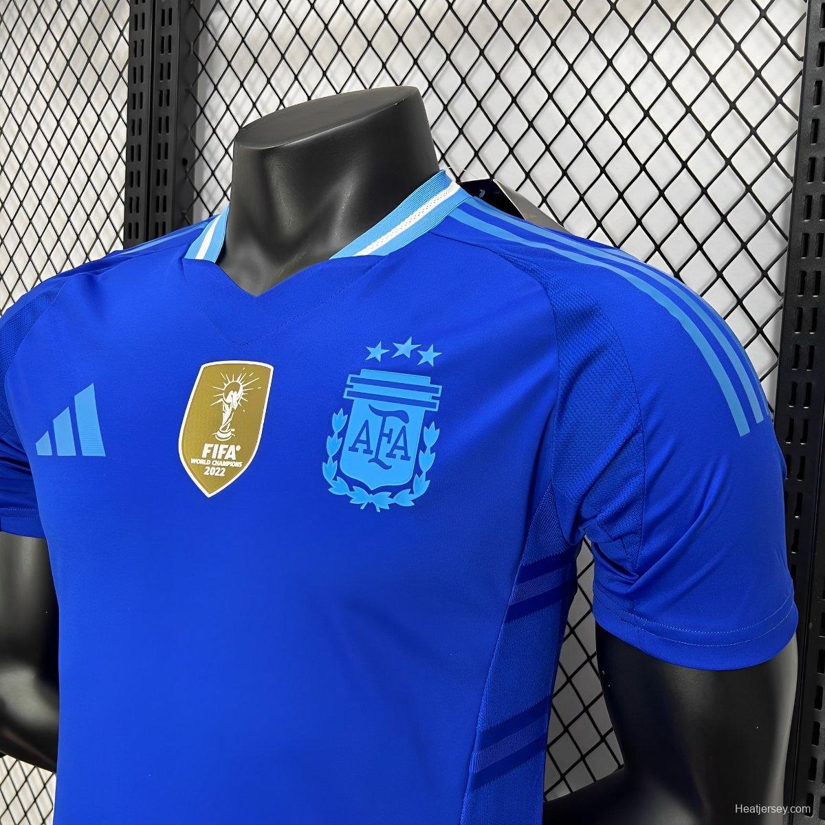 Player Version 2024 Argentina Away Blue Jersey